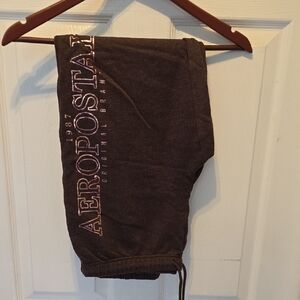 Aeropostale Women's Brown Joggers- Size Large